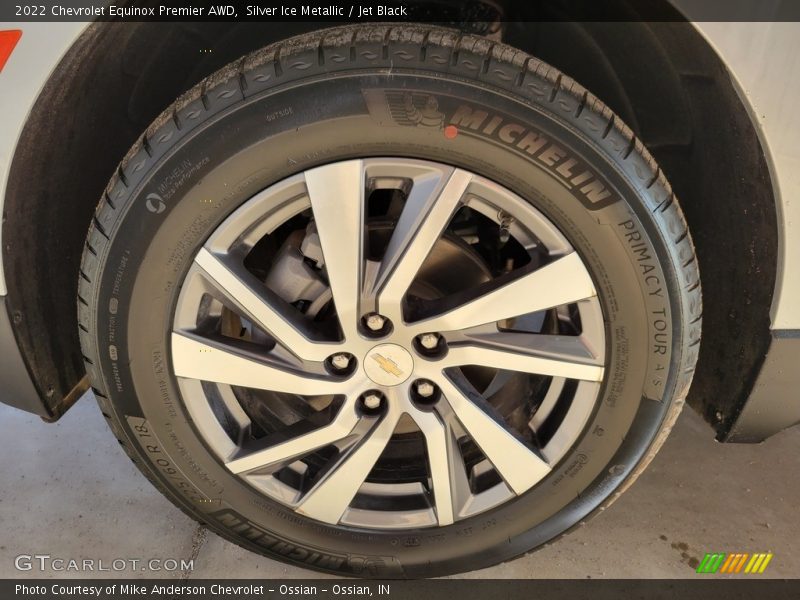 Silver Ice Metallic / Jet Black 2022 Chevrolet Equinox Premier AWD