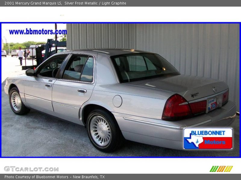 Silver Frost Metallic / Light Graphite 2001 Mercury Grand Marquis LS
