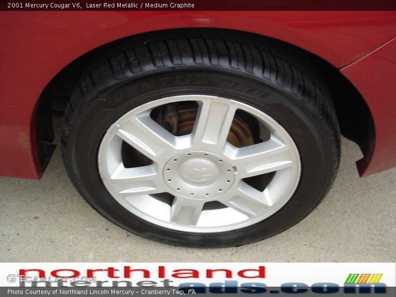 Laser Red Metallic / Medium Graphite 2001 Mercury Cougar V6