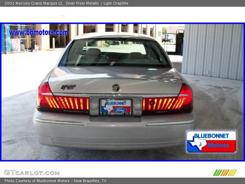 Silver Frost Metallic / Light Graphite 2001 Mercury Grand Marquis LS