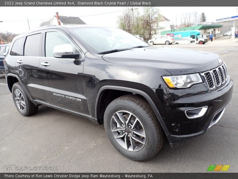 Diamond Black Crystal Pearl / Global Black 2022 Jeep Grand Cherokee Limited 4x4