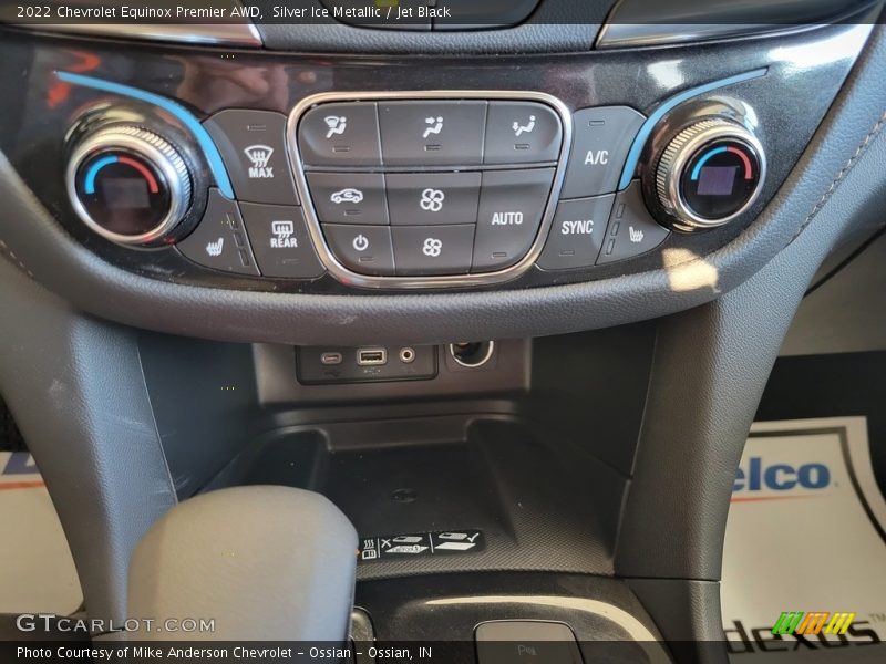 Silver Ice Metallic / Jet Black 2022 Chevrolet Equinox Premier AWD