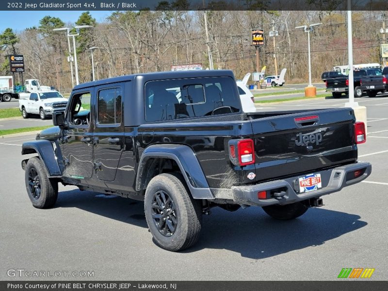 Black / Black 2022 Jeep Gladiator Sport 4x4