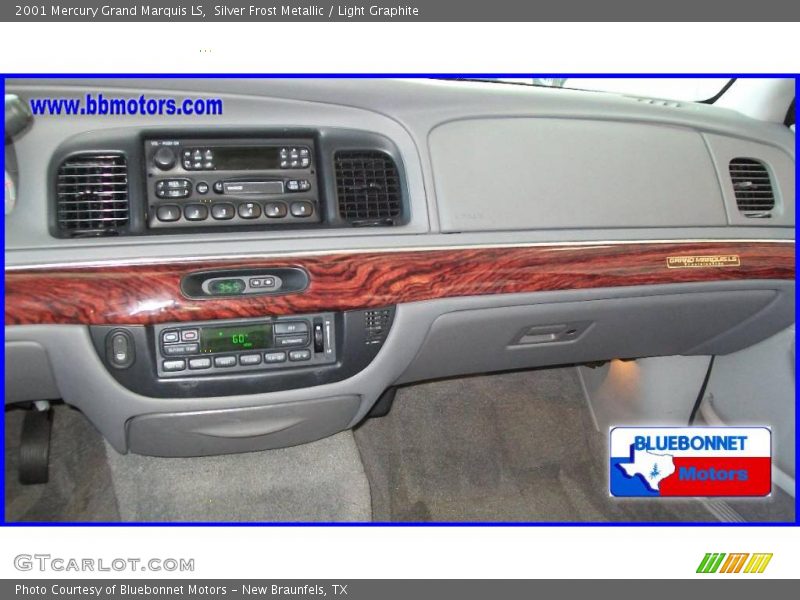 Silver Frost Metallic / Light Graphite 2001 Mercury Grand Marquis LS