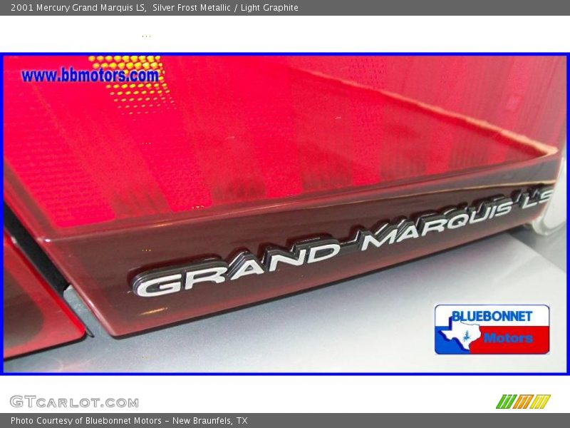 Silver Frost Metallic / Light Graphite 2001 Mercury Grand Marquis LS