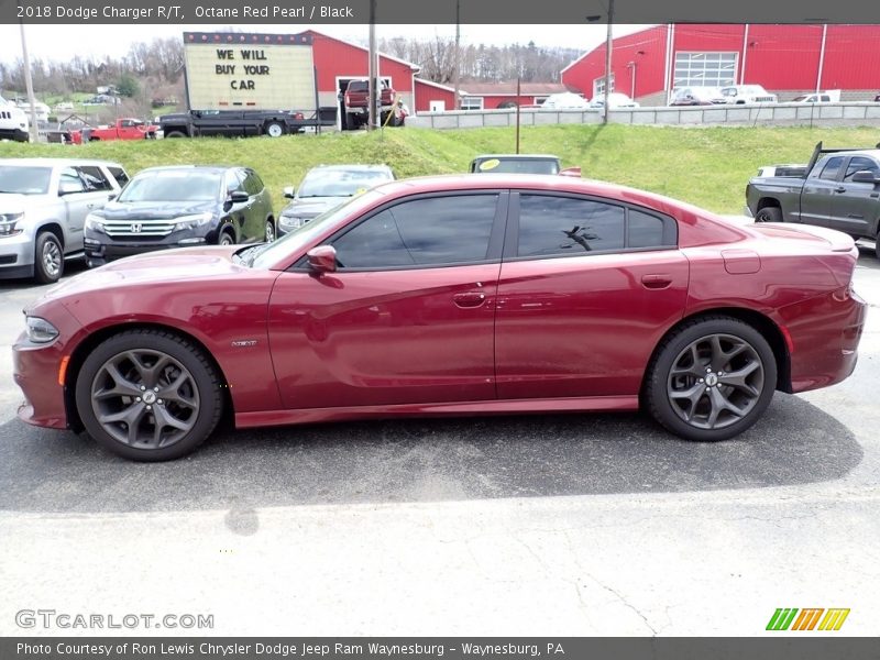 Octane Red Pearl / Black 2018 Dodge Charger R/T