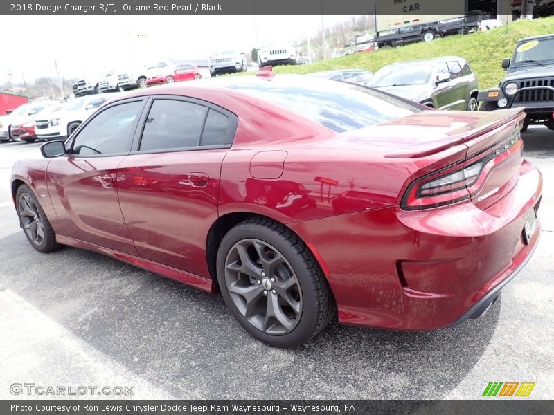 Octane Red Pearl / Black 2018 Dodge Charger R/T