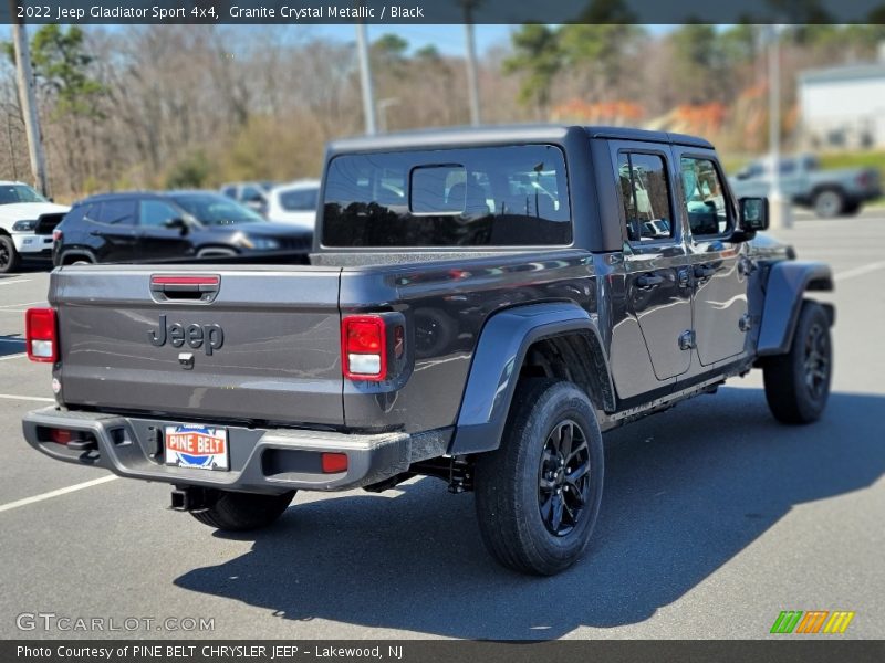 Granite Crystal Metallic / Black 2022 Jeep Gladiator Sport 4x4