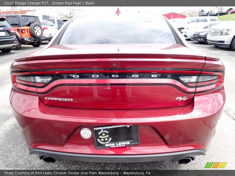 Octane Red Pearl / Black 2018 Dodge Charger R/T