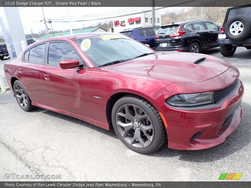 Octane Red Pearl / Black 2018 Dodge Charger R/T