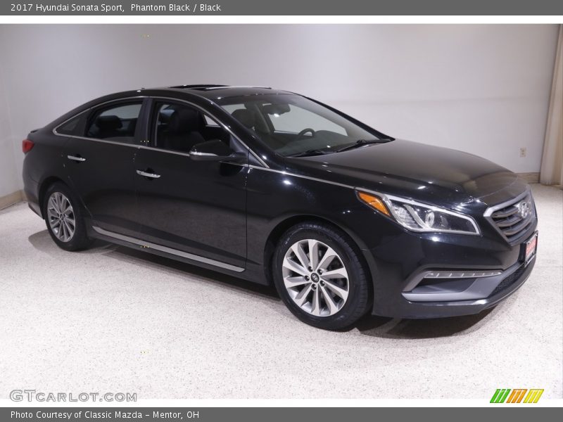 Phantom Black / Black 2017 Hyundai Sonata Sport