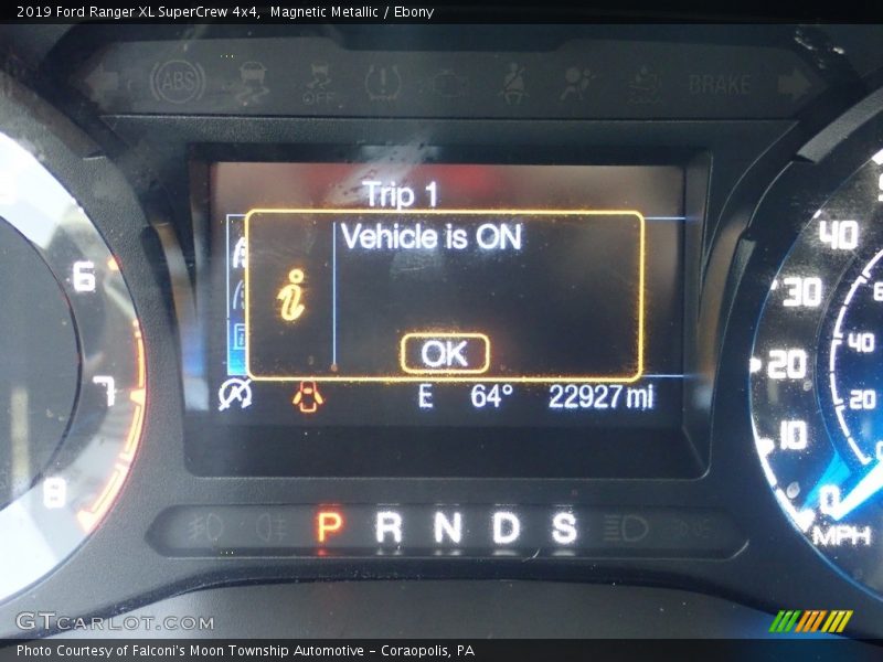 Magnetic Metallic / Ebony 2019 Ford Ranger XL SuperCrew 4x4