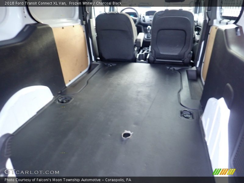 Frozen White / Charcoal Black 2018 Ford Transit Connect XL Van