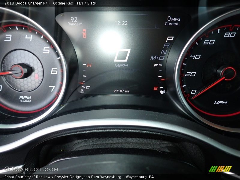 Octane Red Pearl / Black 2018 Dodge Charger R/T