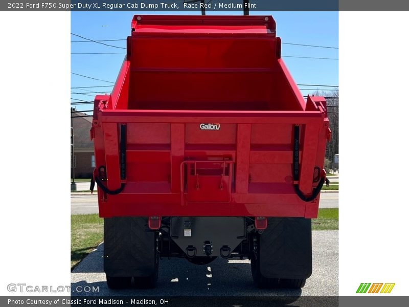 Race Red / Medium Flint 2022 Ford F750 Super Duty XL Regular Cab Dump Truck