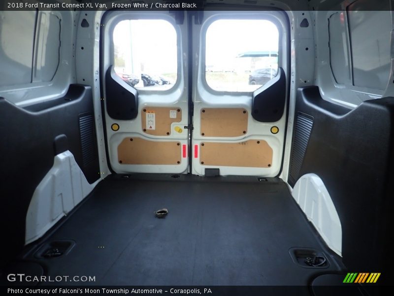 Frozen White / Charcoal Black 2018 Ford Transit Connect XL Van