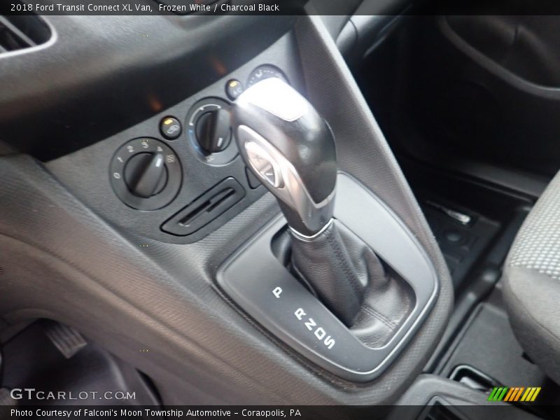 Frozen White / Charcoal Black 2018 Ford Transit Connect XL Van