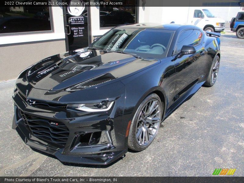 Black / Jet Black/Red Accents 2022 Chevrolet Camaro ZL1 Coupe