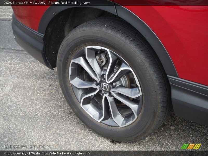 Radiant Red Metallic / Ivory 2020 Honda CR-V EX AWD
