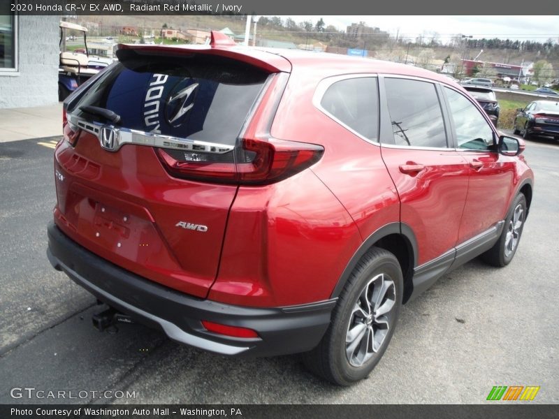 Radiant Red Metallic / Ivory 2020 Honda CR-V EX AWD