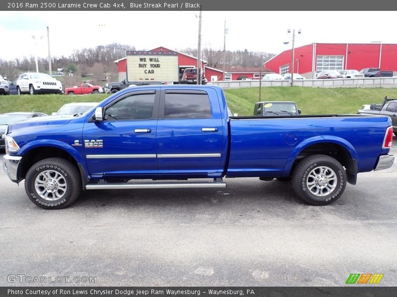  2016 2500 Laramie Crew Cab 4x4 Blue Streak Pearl