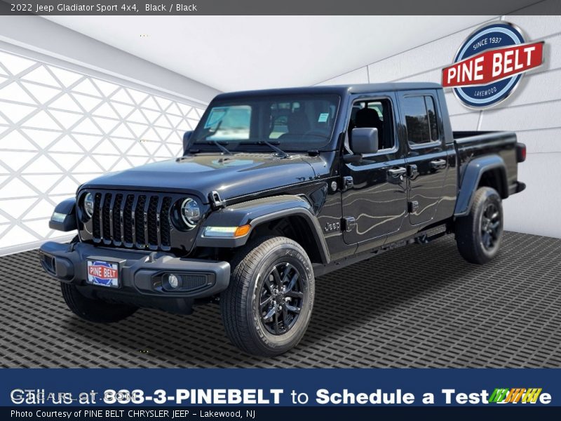 Black / Black 2022 Jeep Gladiator Sport 4x4