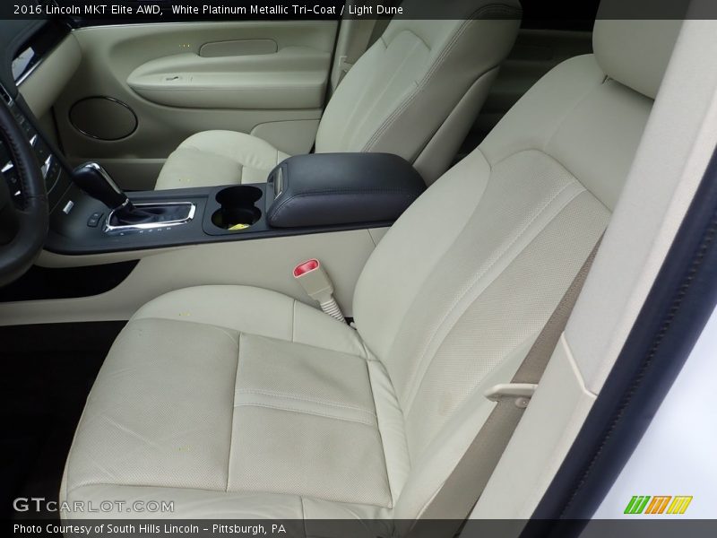 Front Seat of 2016 MKT Elite AWD