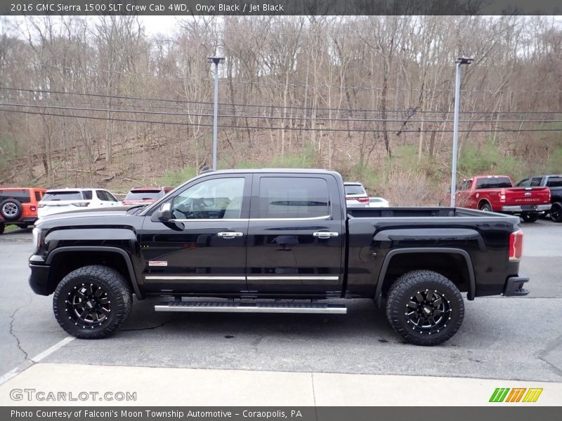 Onyx Black / Jet Black 2016 GMC Sierra 1500 SLT Crew Cab 4WD