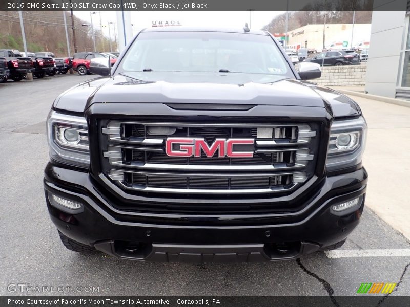 Onyx Black / Jet Black 2016 GMC Sierra 1500 SLT Crew Cab 4WD