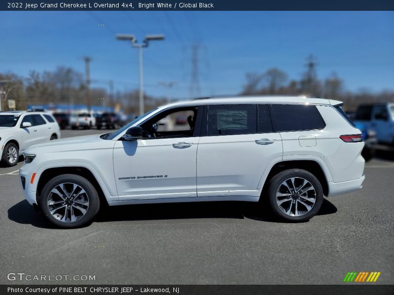 Bright White / Global Black 2022 Jeep Grand Cherokee L Overland 4x4