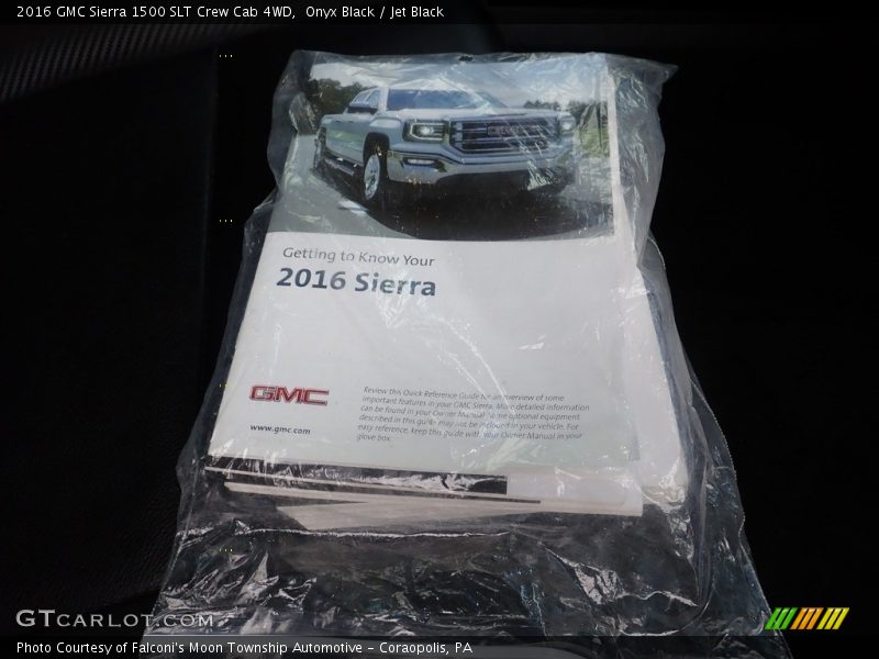 Onyx Black / Jet Black 2016 GMC Sierra 1500 SLT Crew Cab 4WD