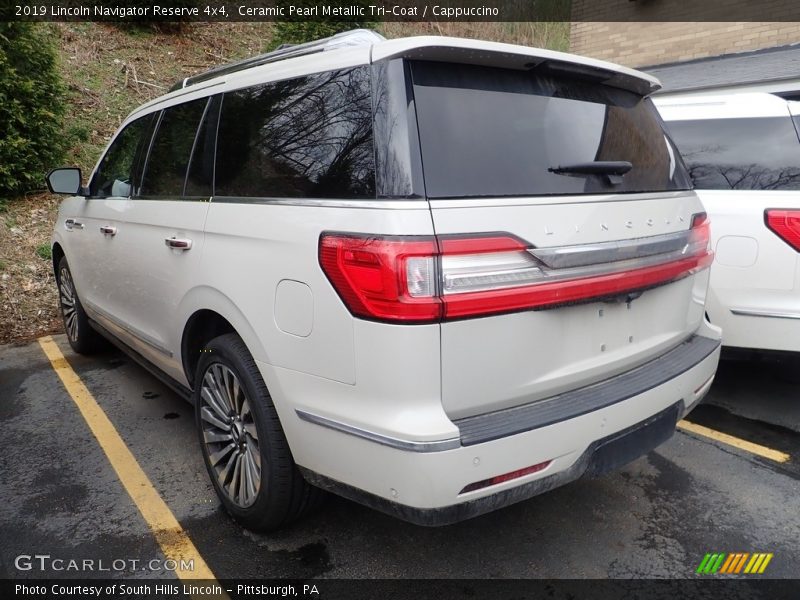 Ceramic Pearl Metallic Tri-Coat / Cappuccino 2019 Lincoln Navigator Reserve 4x4