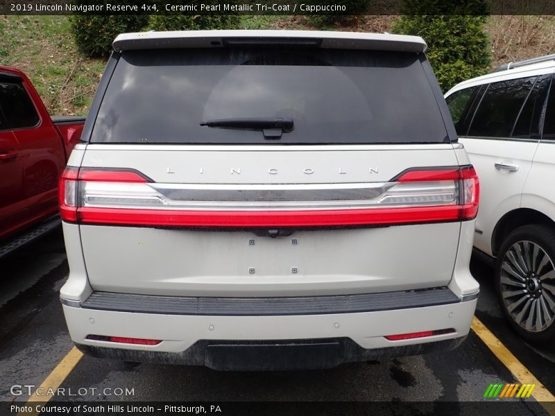 Ceramic Pearl Metallic Tri-Coat / Cappuccino 2019 Lincoln Navigator Reserve 4x4
