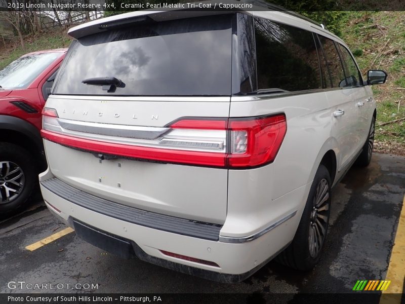 Ceramic Pearl Metallic Tri-Coat / Cappuccino 2019 Lincoln Navigator Reserve 4x4