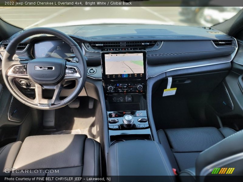 Bright White / Global Black 2022 Jeep Grand Cherokee L Overland 4x4