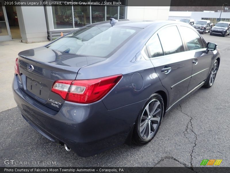 Carbide Gray Metallic / Slate Black 2016 Subaru Legacy 3.6R Limited