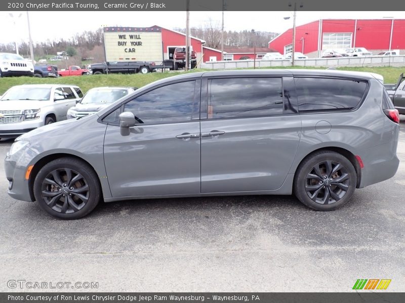 Ceramic Grey / Black 2020 Chrysler Pacifica Touring