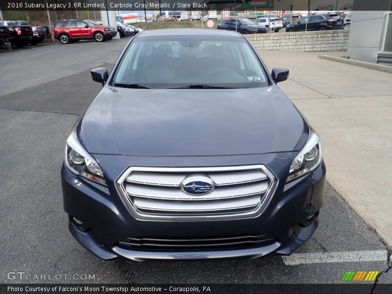 Carbide Gray Metallic / Slate Black 2016 Subaru Legacy 3.6R Limited