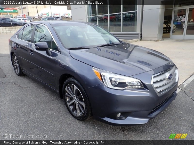 Carbide Gray Metallic / Slate Black 2016 Subaru Legacy 3.6R Limited