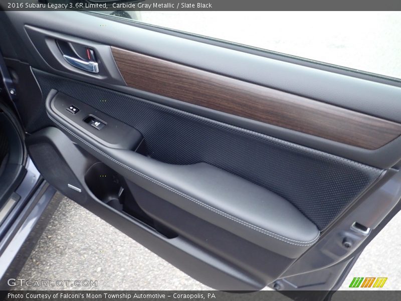 Carbide Gray Metallic / Slate Black 2016 Subaru Legacy 3.6R Limited
