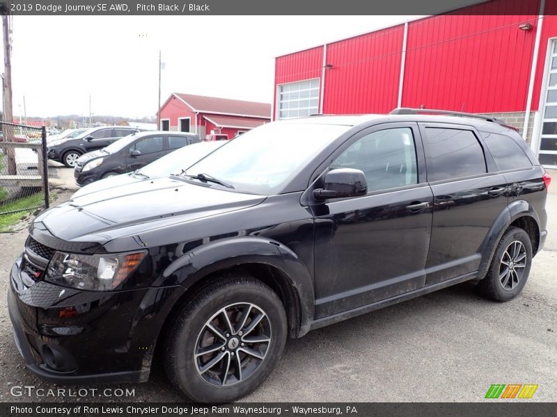 Pitch Black / Black 2019 Dodge Journey SE AWD
