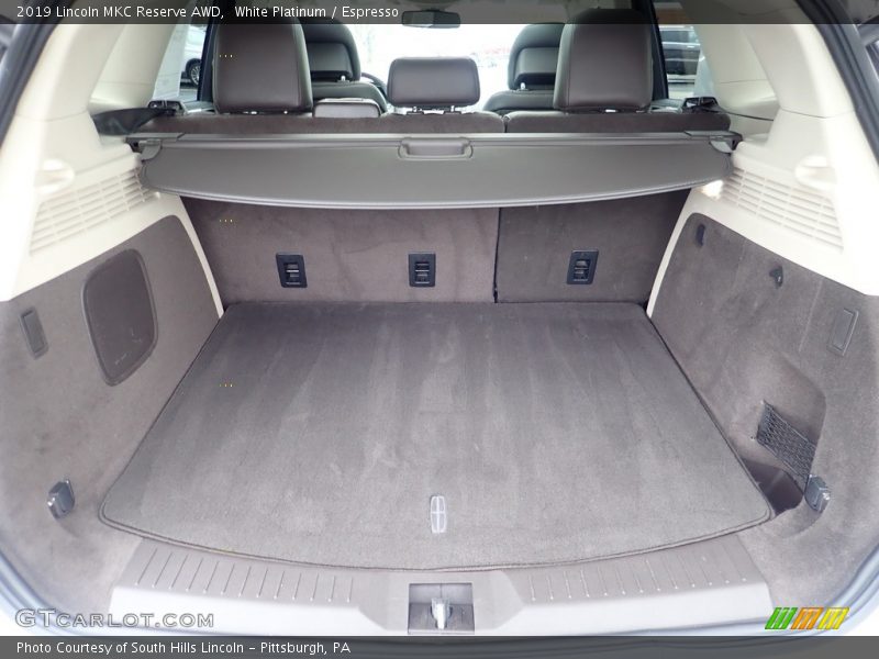 White Platinum / Espresso 2019 Lincoln MKC Reserve AWD