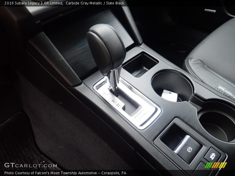 Carbide Gray Metallic / Slate Black 2016 Subaru Legacy 3.6R Limited