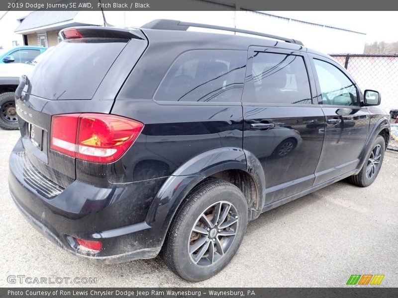 Pitch Black / Black 2019 Dodge Journey SE AWD