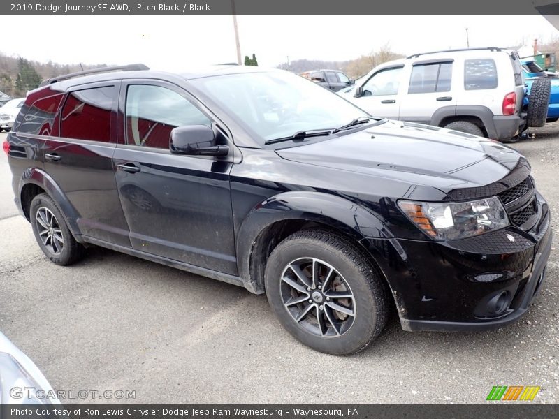 Pitch Black / Black 2019 Dodge Journey SE AWD