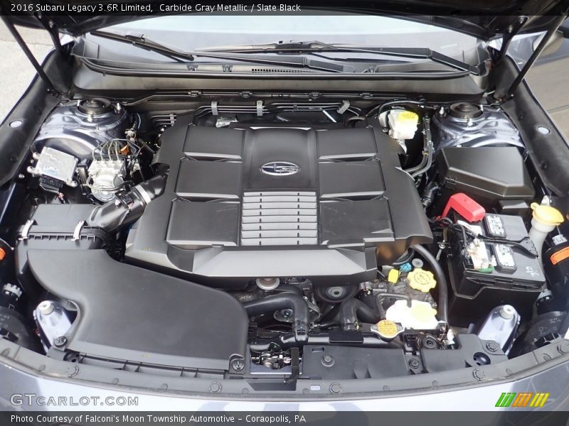 Carbide Gray Metallic / Slate Black 2016 Subaru Legacy 3.6R Limited