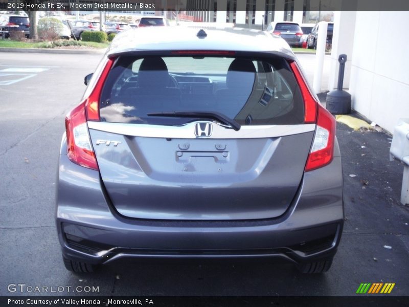 Modern Steel Metallic / Black 2019 Honda Fit EX