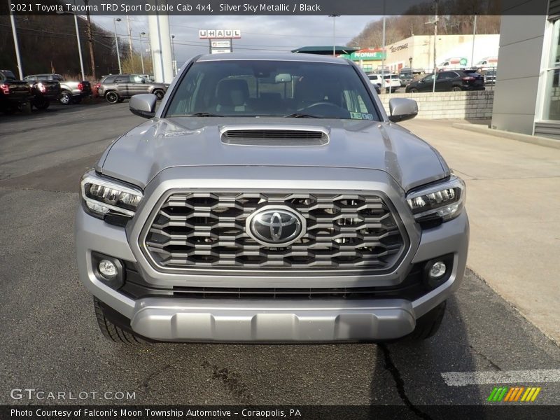 Silver Sky Metallic / Black 2021 Toyota Tacoma TRD Sport Double Cab 4x4