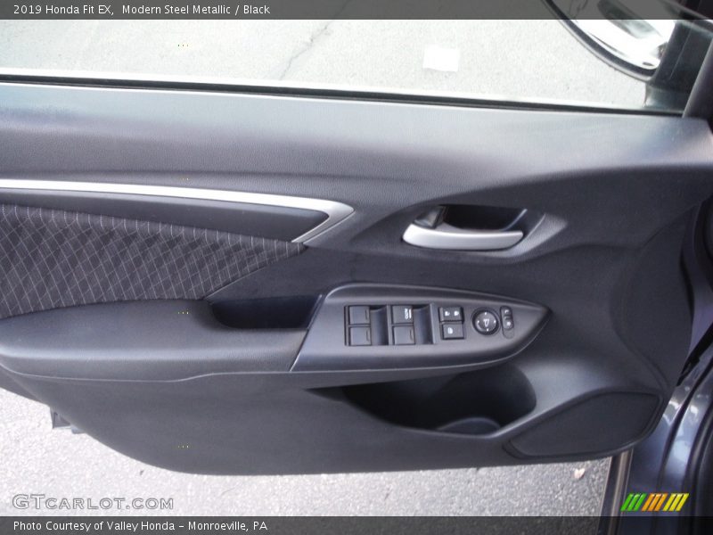 Modern Steel Metallic / Black 2019 Honda Fit EX