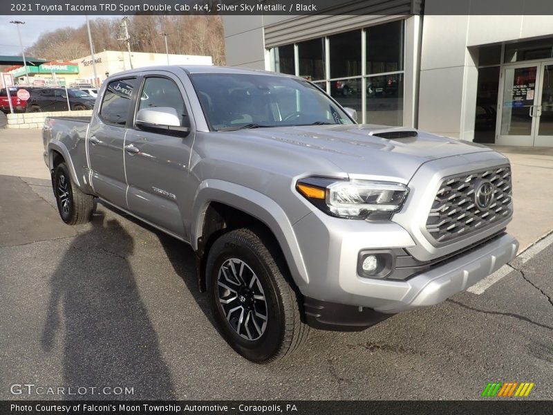 Silver Sky Metallic / Black 2021 Toyota Tacoma TRD Sport Double Cab 4x4